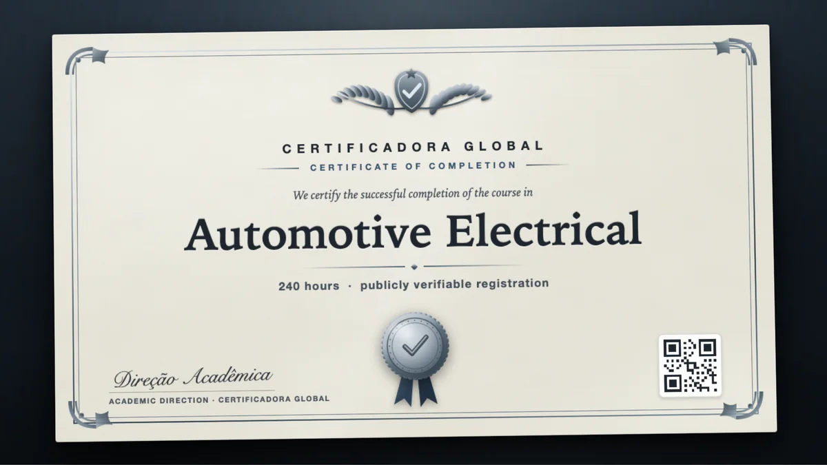 Cover of the Automotive Electrical course