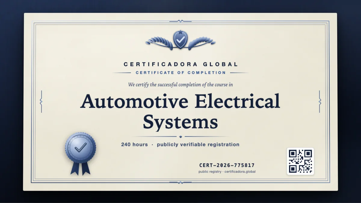 Cover of the Automotive Electrical Systems course