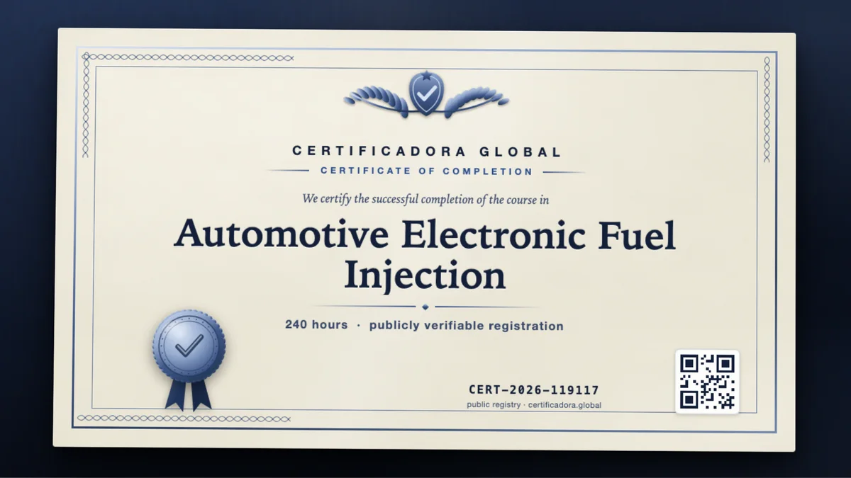 Cover of the Automotive Electronic Fuel Injection course