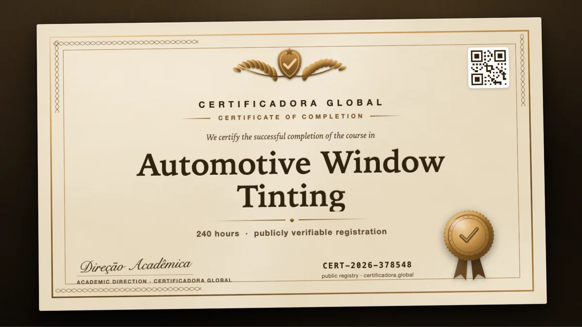 Cover of the Automotive Window Tinting course