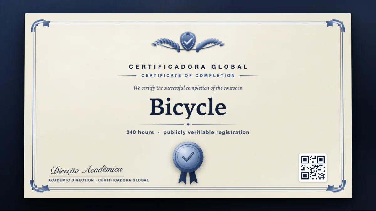 Cover of the Bicycle course