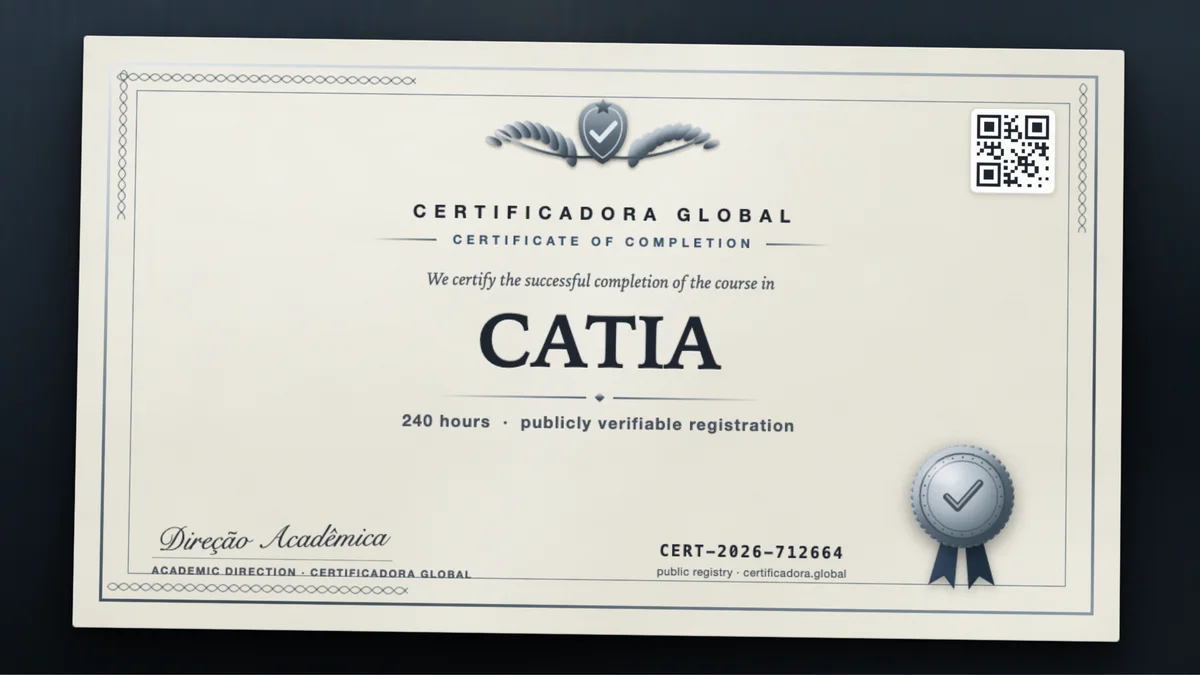 Cover of the CATIA course