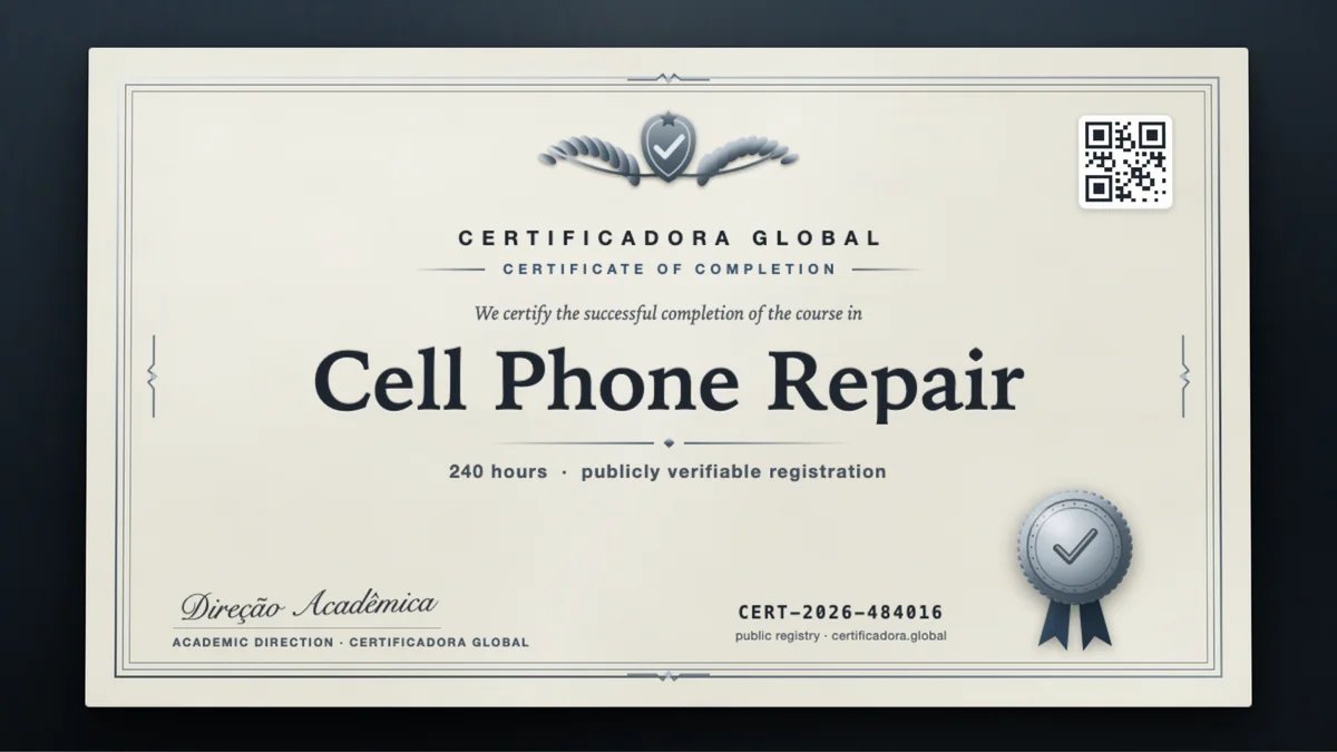 Cover of the Cell Phone Repair course
