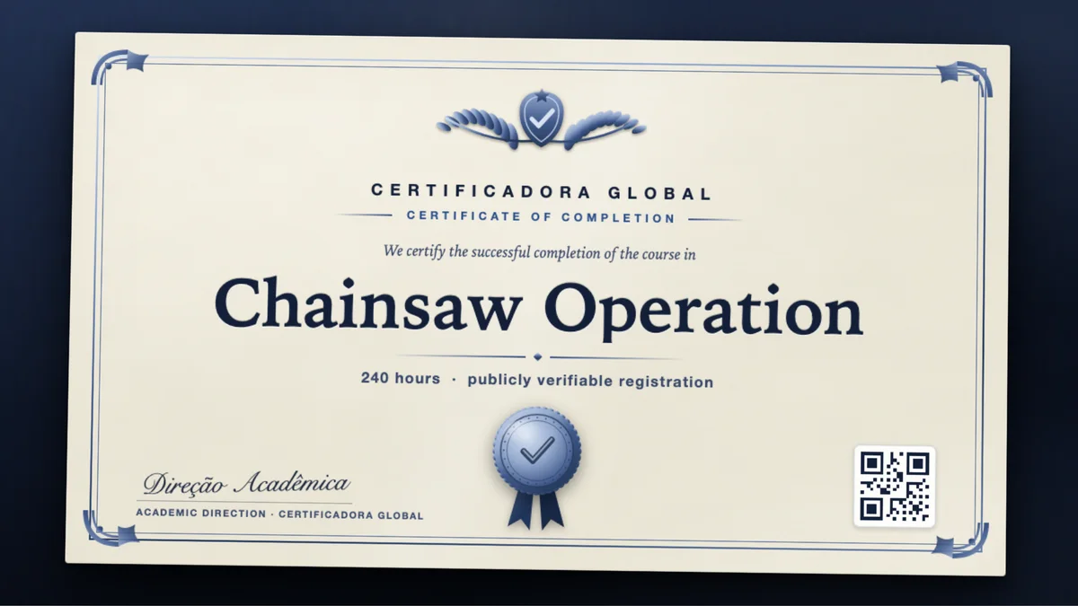 Cover of the Chainsaw Operation course