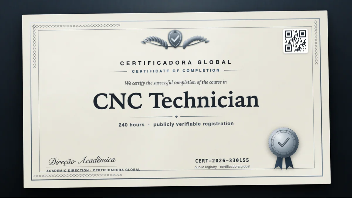 Cover of the CNC Technician course