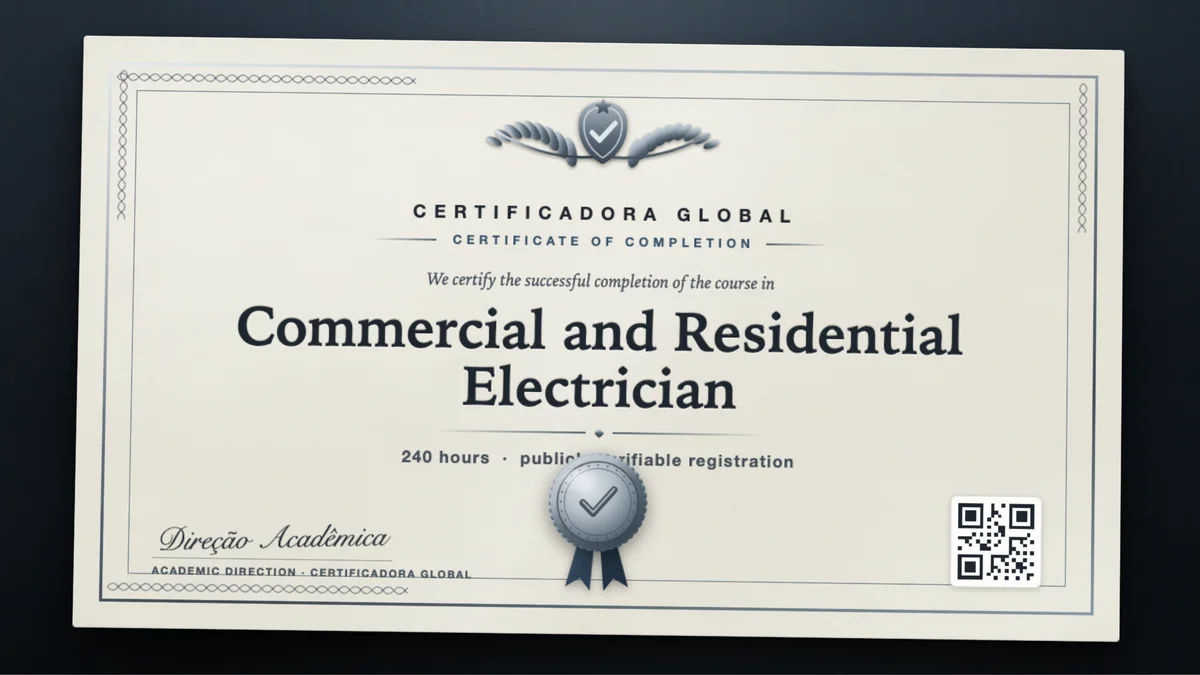 Cover of the Commercial and Residential Electrician course