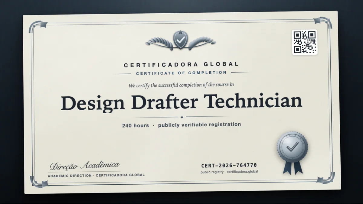 Cover of the Design Drafter Technician course