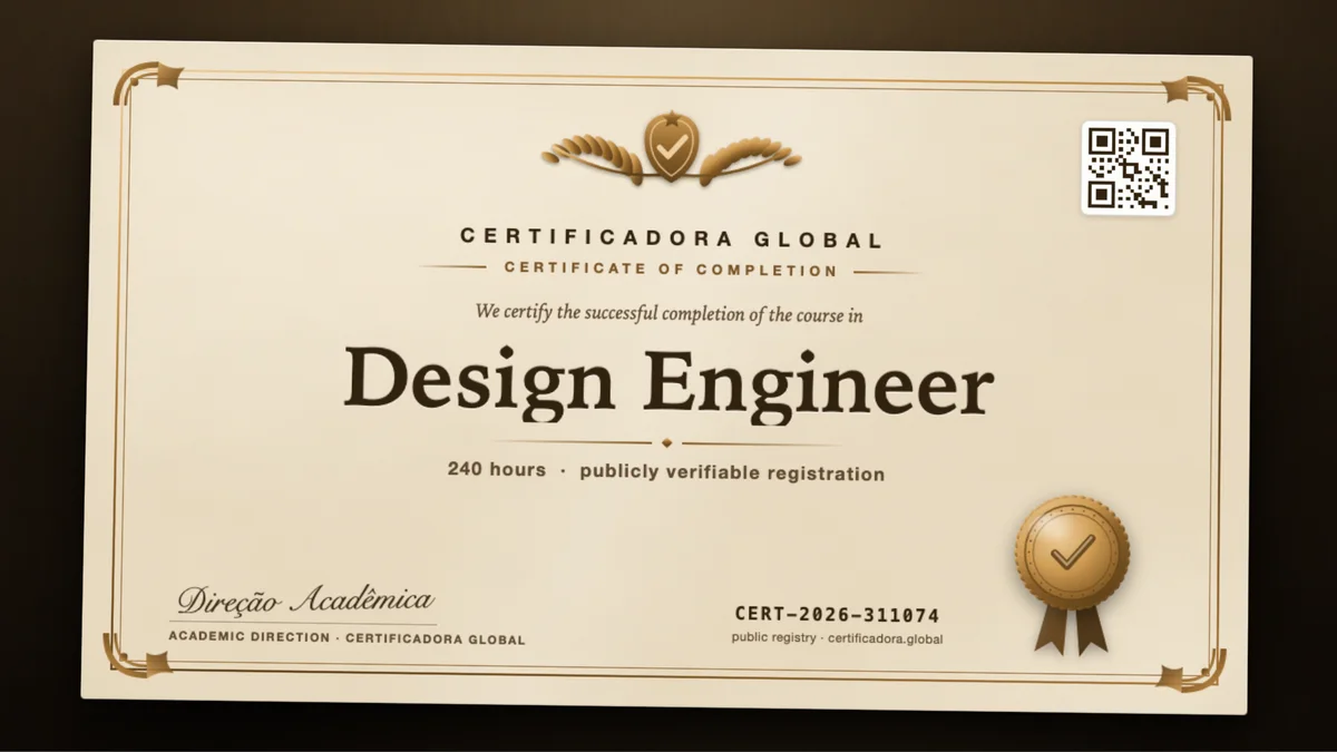 Cover of the Design Engineer course