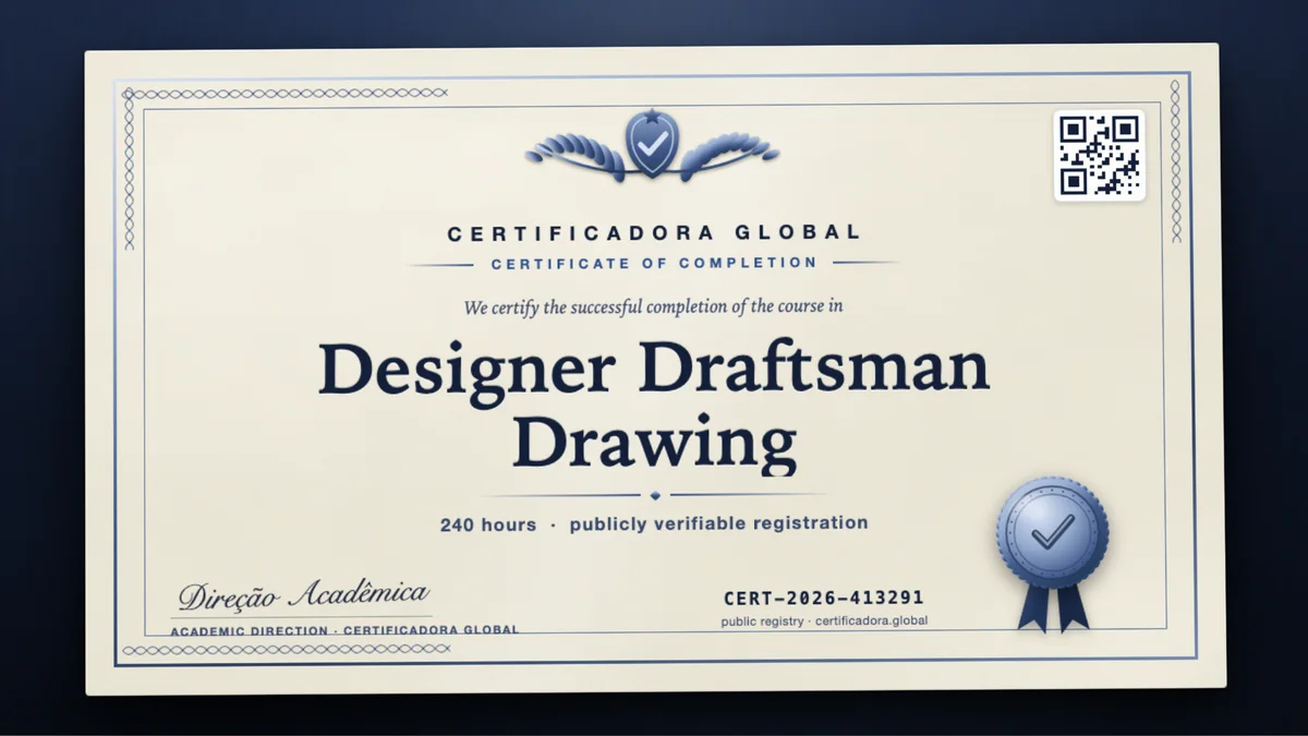 Cover of the Designer Draftsman Drawing course
