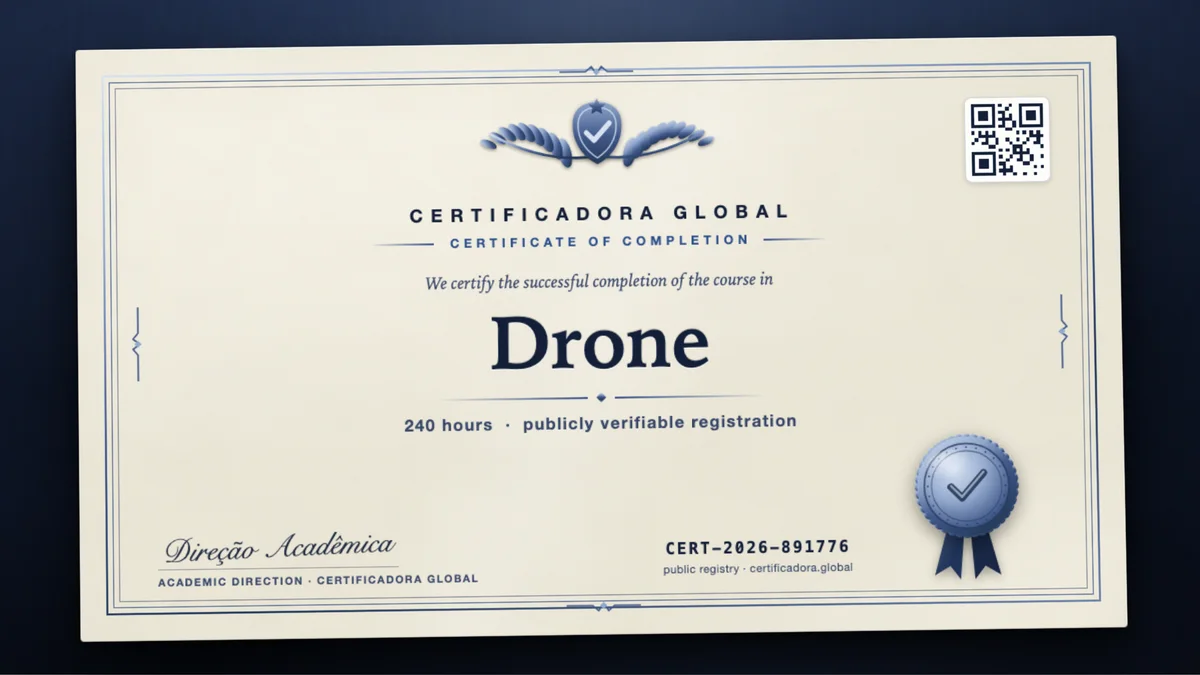 Cover of the Drone course