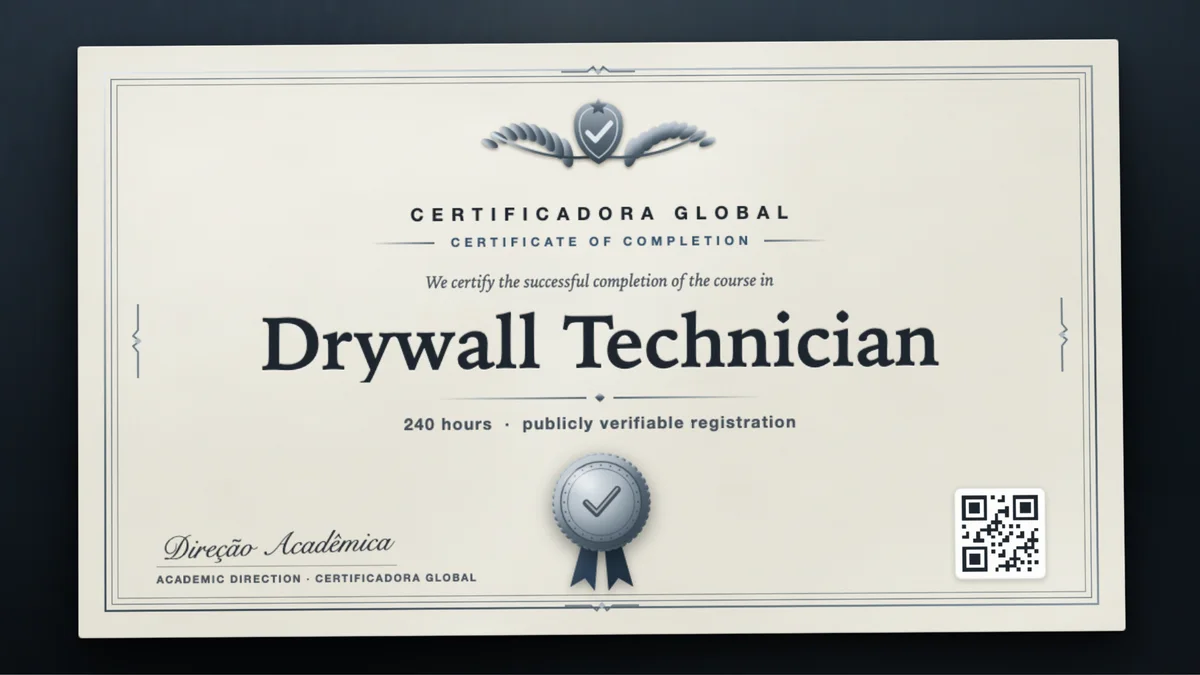 Cover of the Drywall Technician course