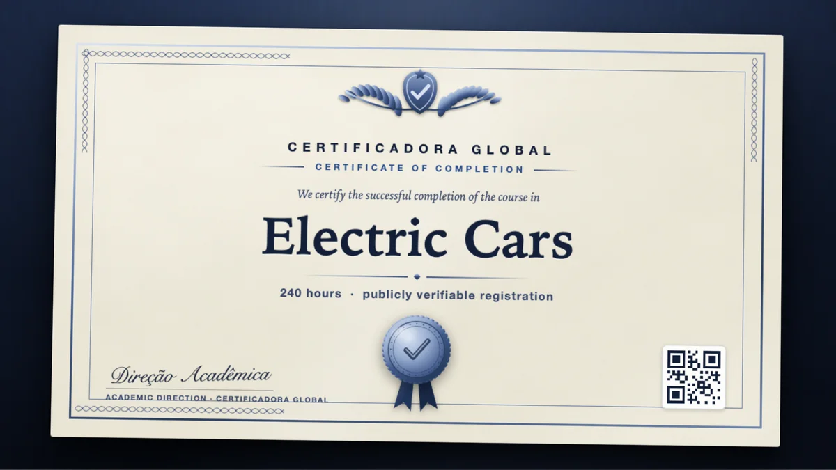 Cover of the Electric Cars course