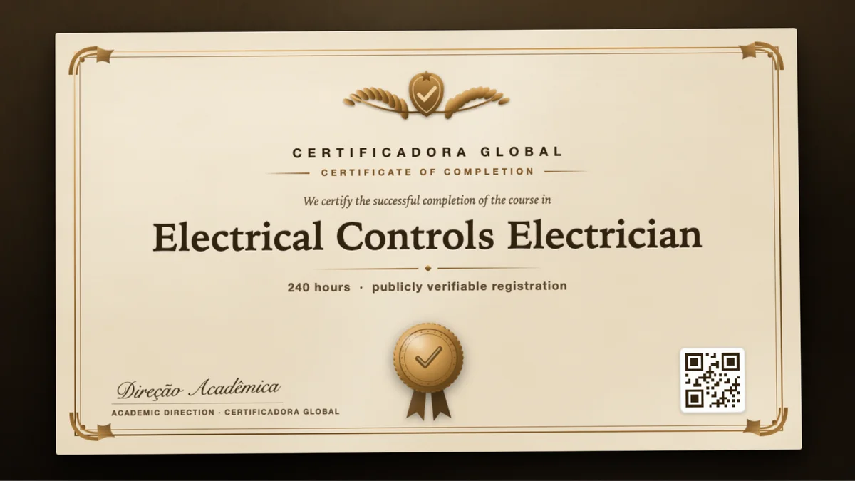 Cover of the Electrical Controls Electrician course