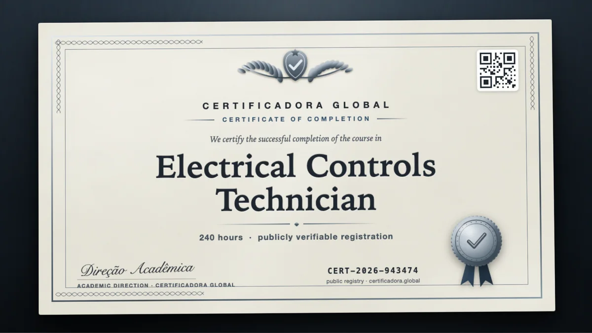 Cover of the Electrical Controls Technician course