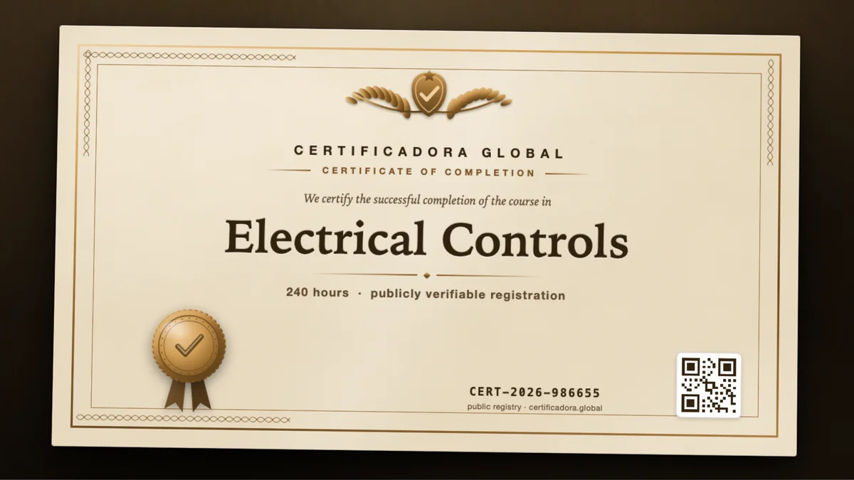 Cover of the Electrical Controls course