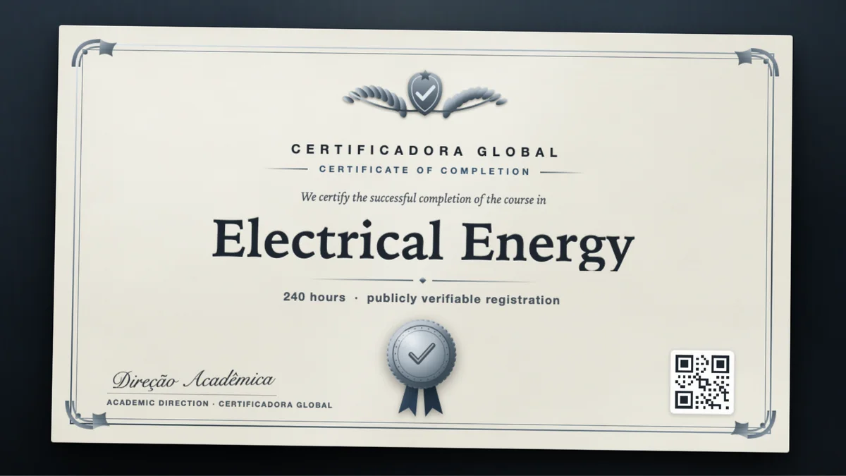 Cover of the Electrical Energy course