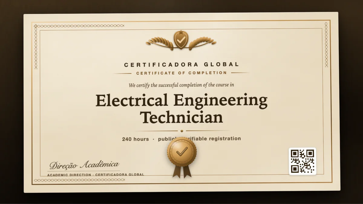 Cover of the Electrical Engineering Technician course