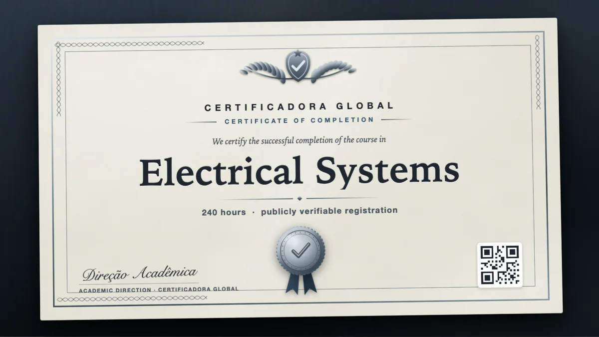 Cover of the Electrical Systems course