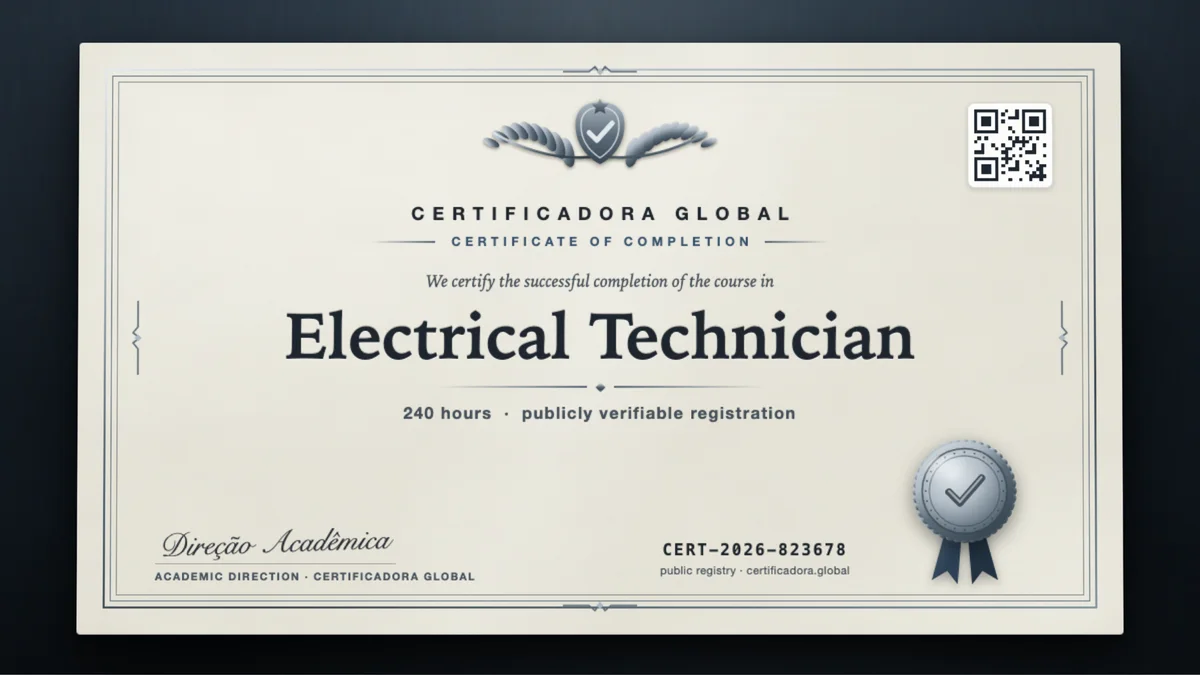 Cover of the Electrical Technician course