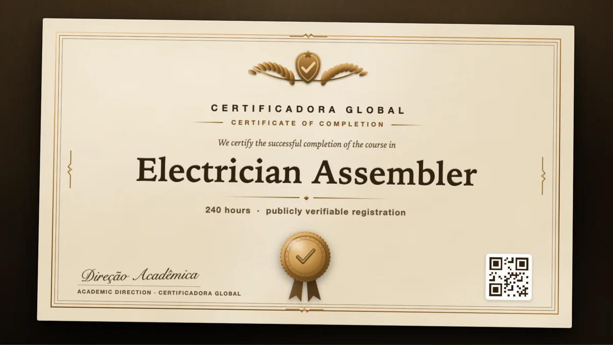 Cover of the Electrician Assembler course