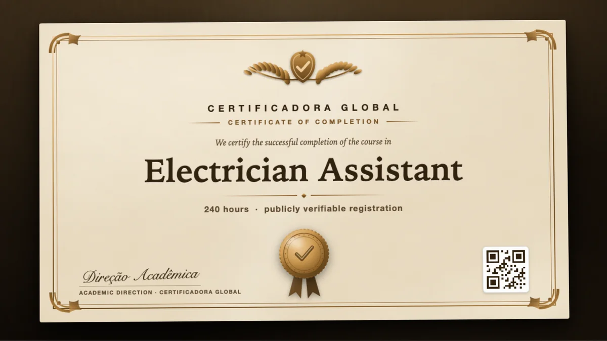 Cover of the Electrician Assistant course