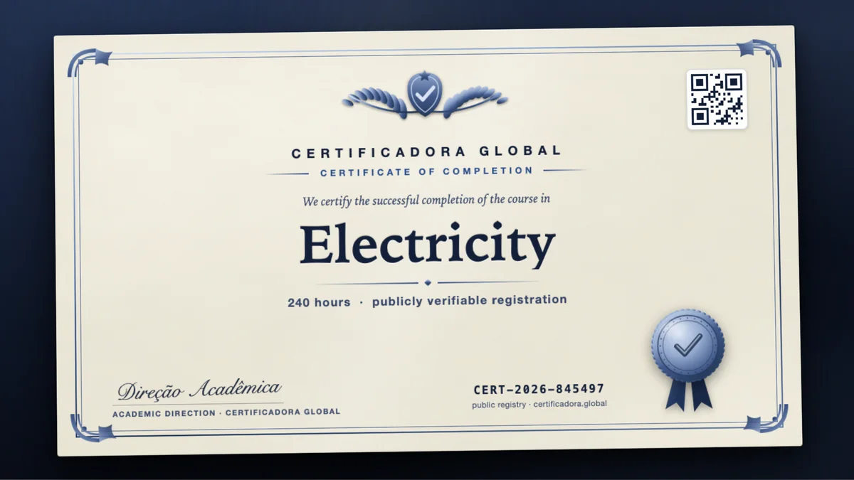 Cover of the Electricity course