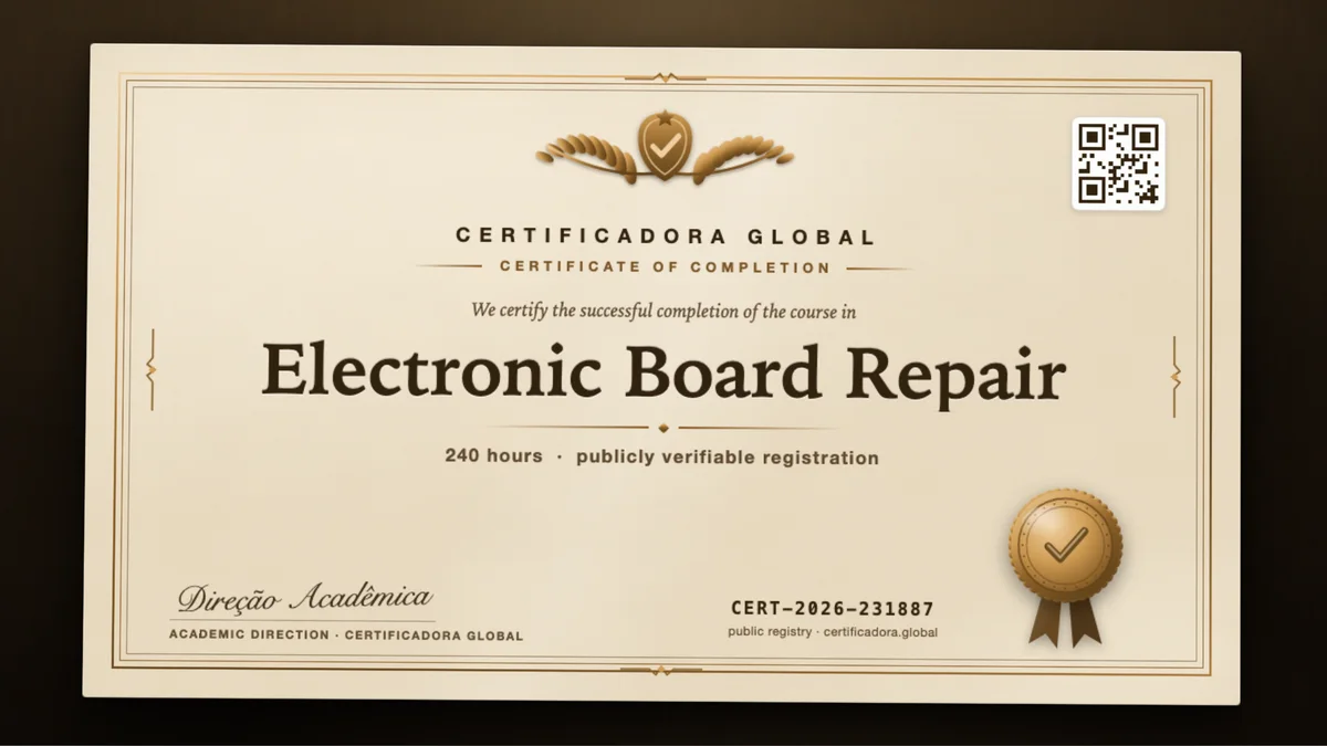 Cover of the Electronic Board Repair course