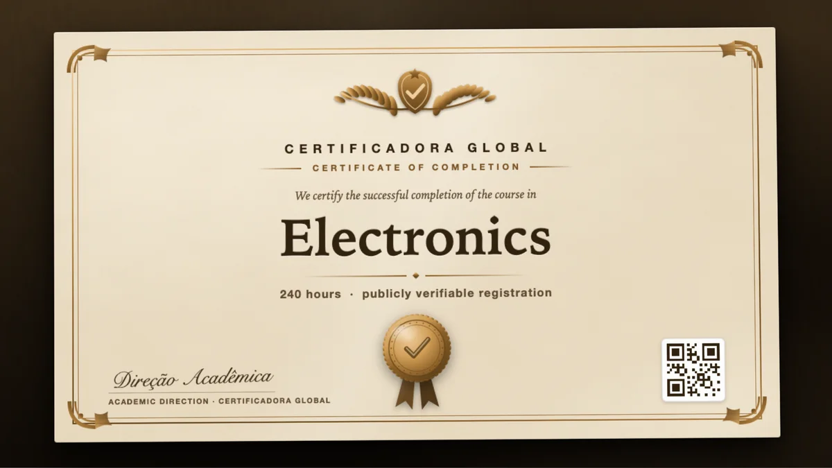 Cover of the Electronics course
