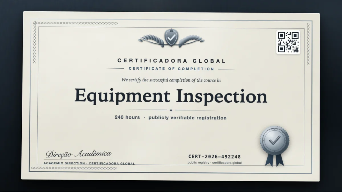 Cover of the Equipment Inspection course