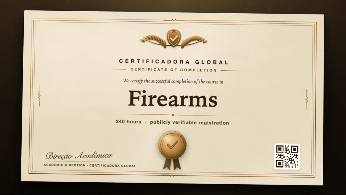 Cover of the Firearms course