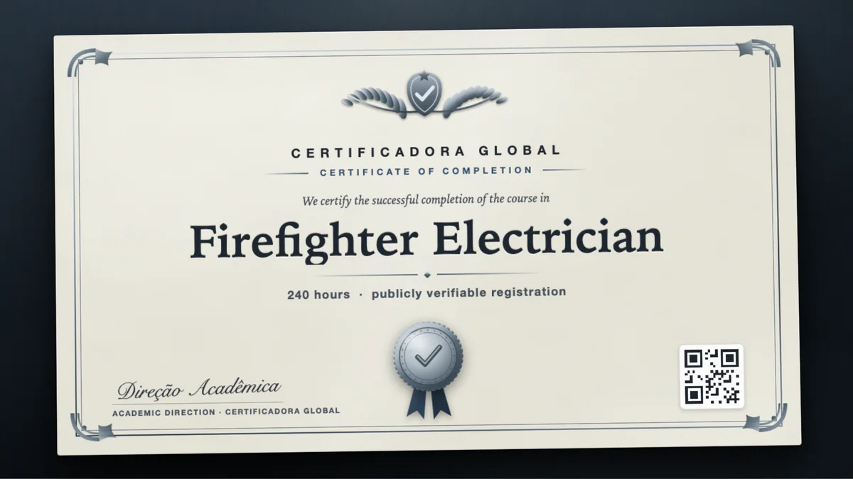 Cover of the Firefighter Electrician course