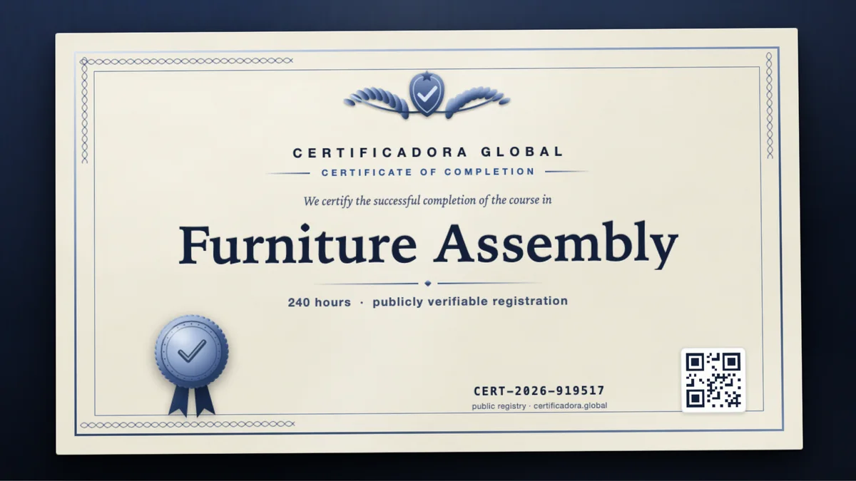 Cover of the Furniture Assembly course