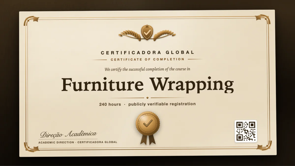 Cover of the Furniture Wrapping course