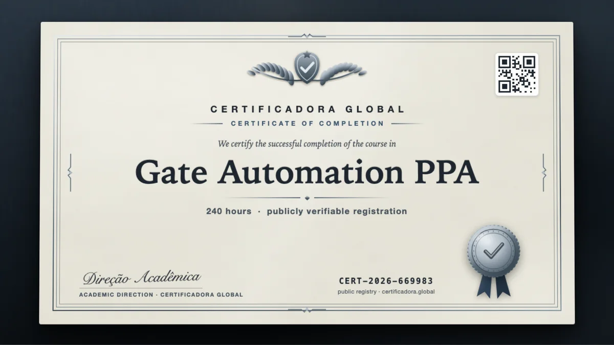 Cover of the Gate Automation PPA course