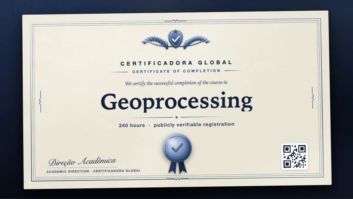 Cover of the Geoprocessing course