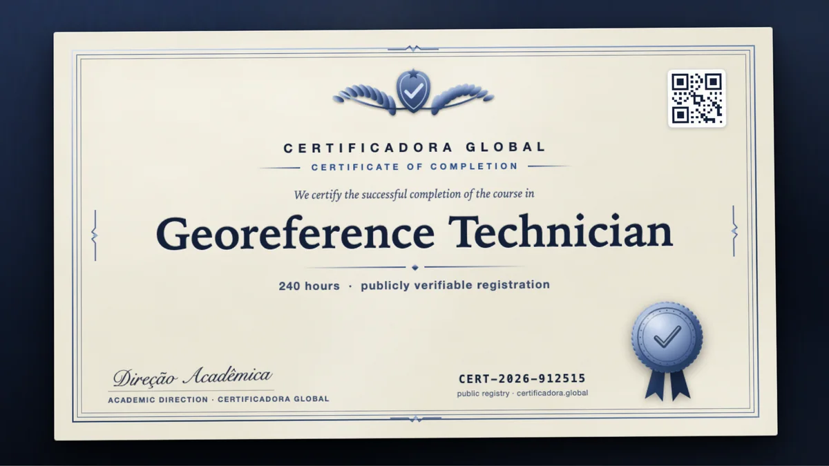 Cover of the Georeference Technician course