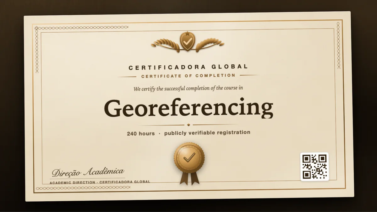 Cover of the Georeferencing course