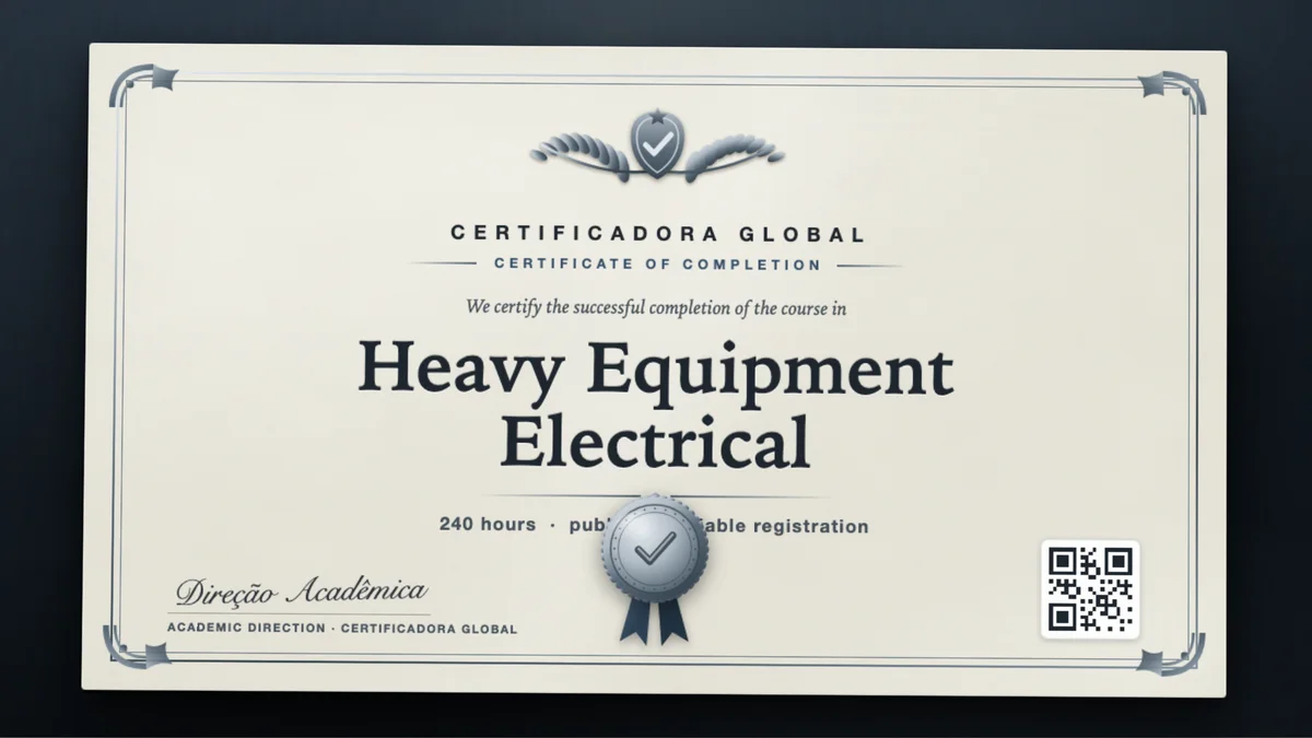 Cover of the Heavy Equipment Electrical course