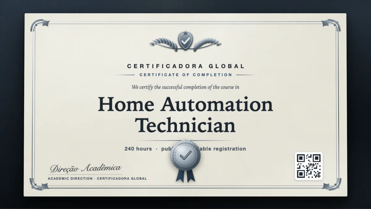 Cover of the Home Automation Technician course