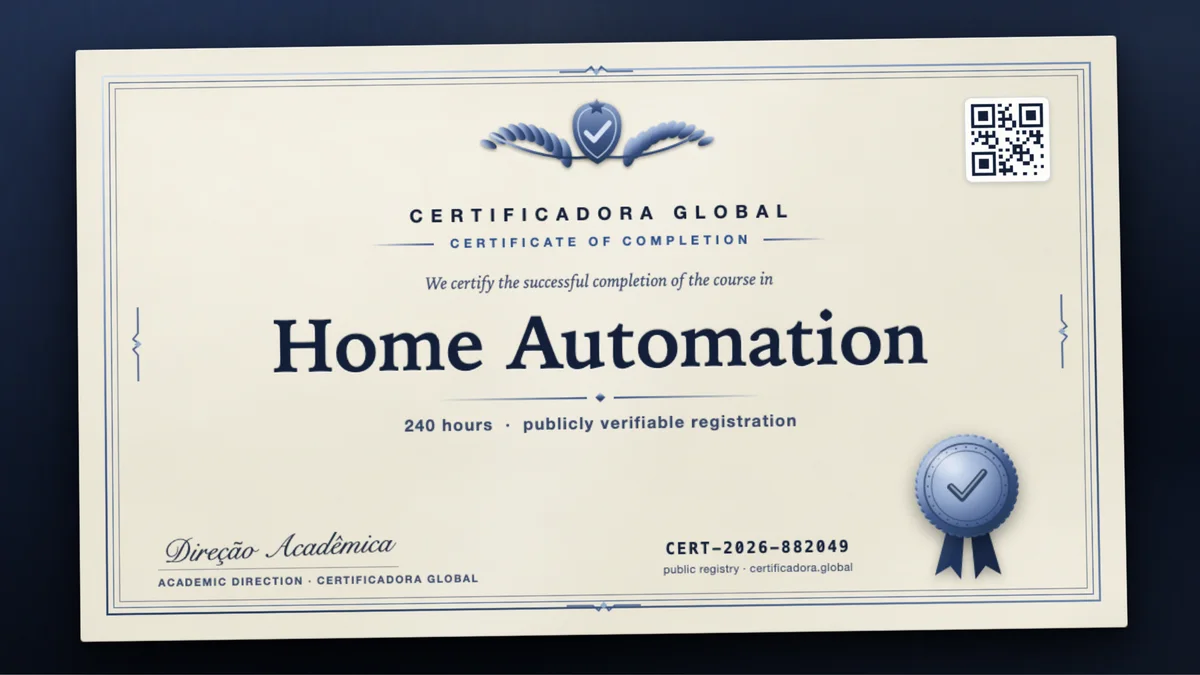 Cover of the Home Automation course