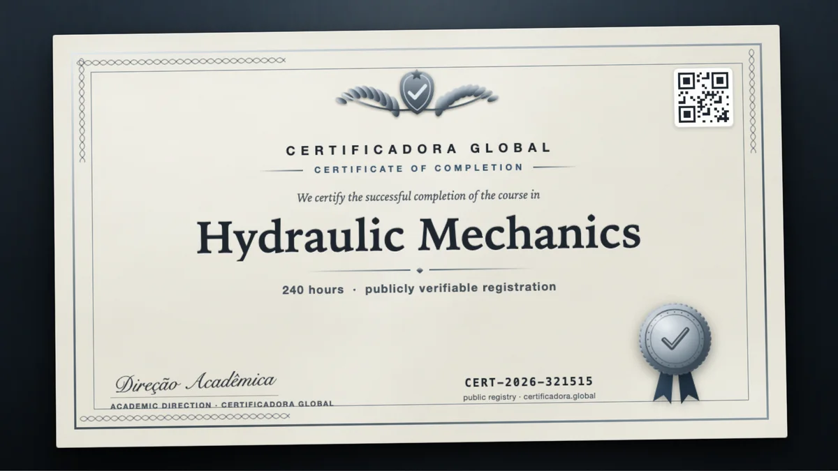 Cover of the Hydraulic Mechanics course