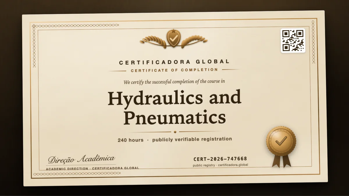 Cover of the Hydraulics and Pneumatics course