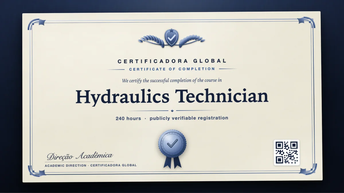 Cover of the Hydraulics Technician course