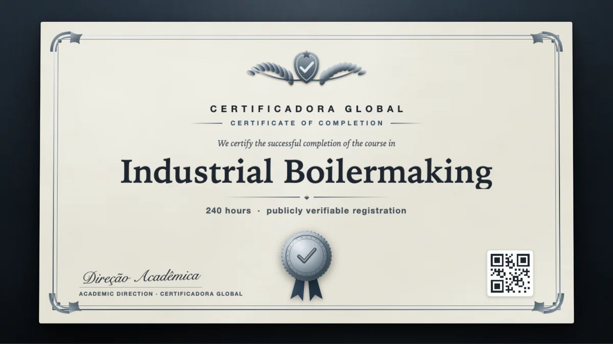 Cover of the Industrial Boilermaking course