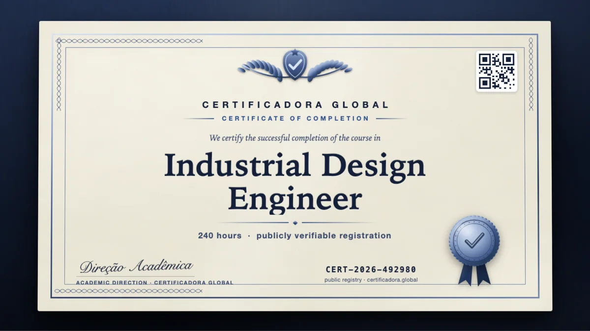 Cover of the Industrial Design Engineer course