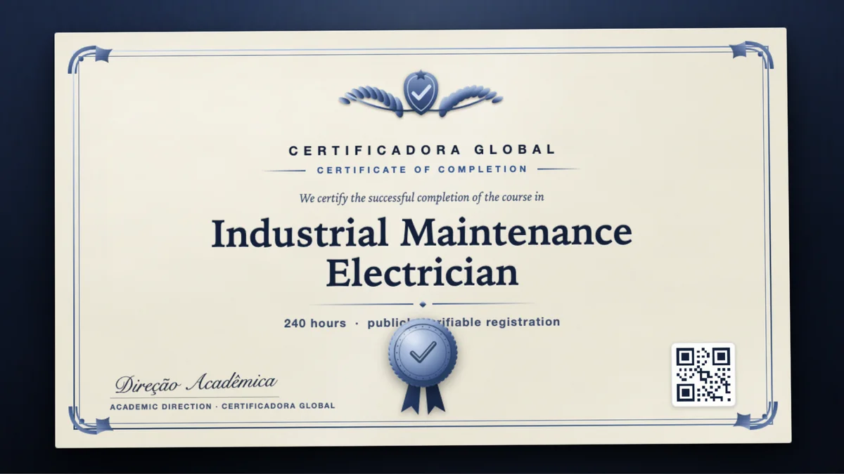 Cover of the Industrial Maintenance Electrician course