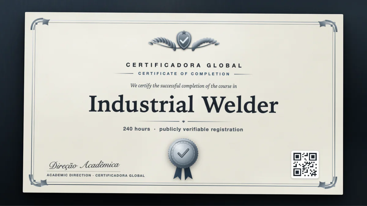 Cover of the Industrial Welder course