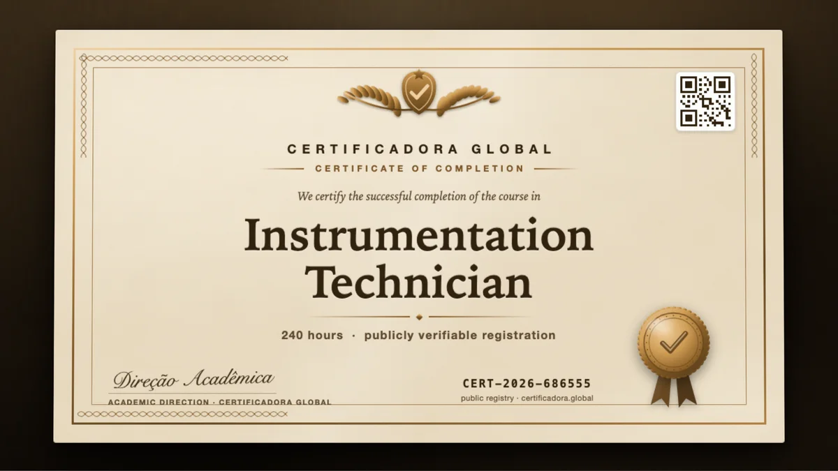 Cover of the Instrumentation Technician course