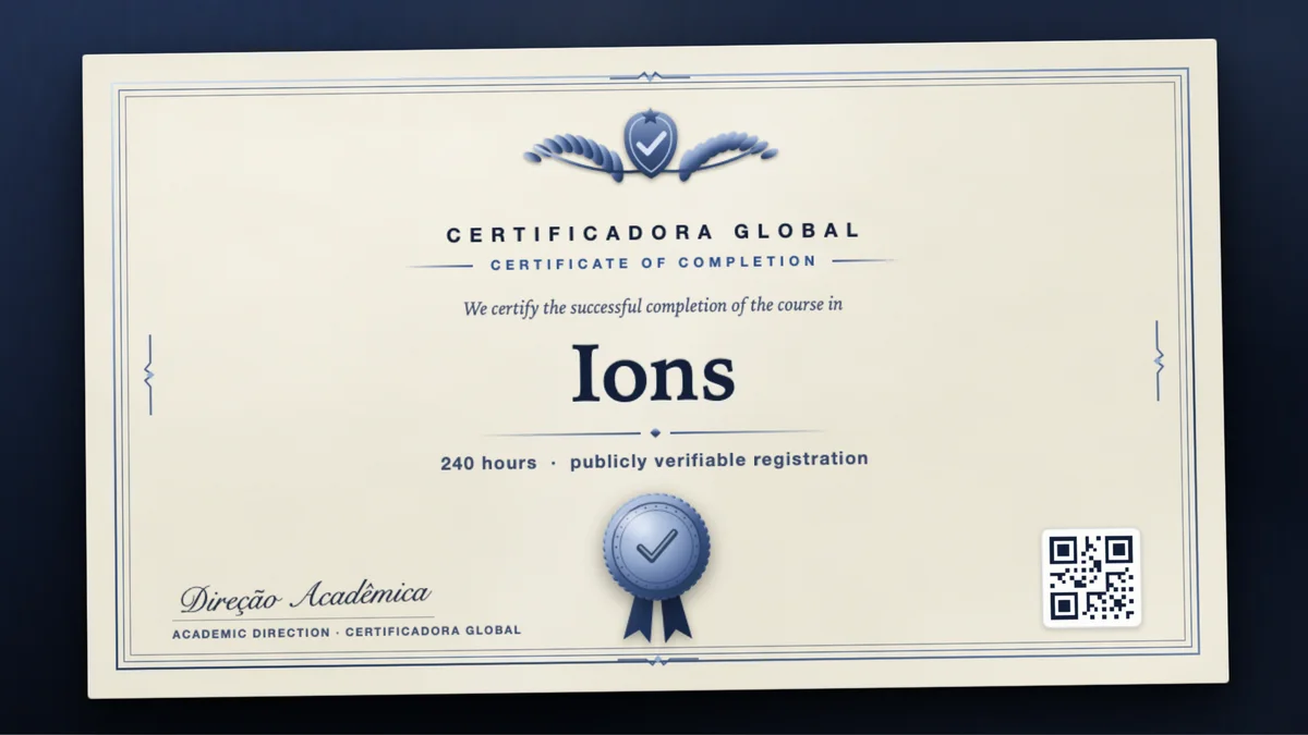 Cover of the Ions course