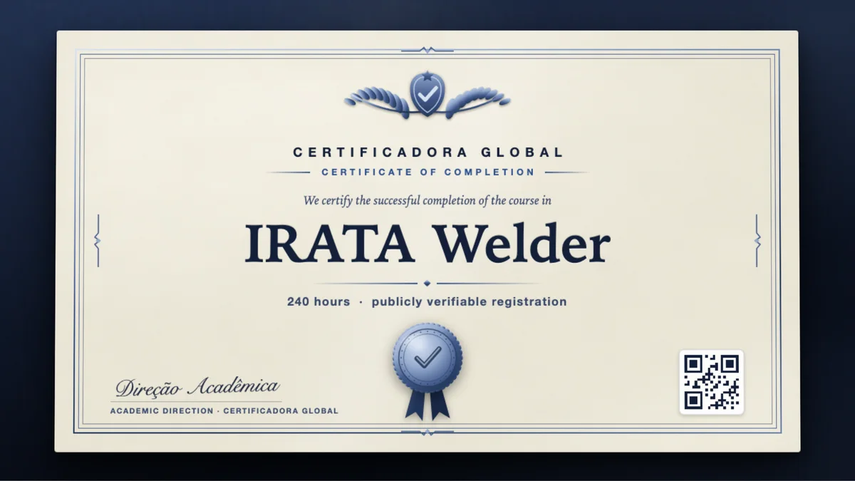 Cover of the IRATA Welder course